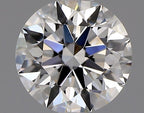 Diamante Naturale Taglio Brillante 0.6ct 3EX F VS2 - GIA - 5.42x5.38x3.33mm