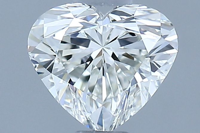 Diamante Naturale Taglio Cuore 0.45ct EX/EX G IF - IGI - 4.73x5.38x3.11mm
