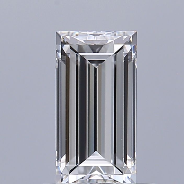 Diamante Naturale Taglio Baguette 0.61ct EX/EX D VVS1 - GIA - 6.82x3.52x2.38mm