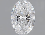 Diamante Naturale Taglio Ovale 0.37ct VG/VG D VVS1 - GIA - 5.74x3.94x2.6mm