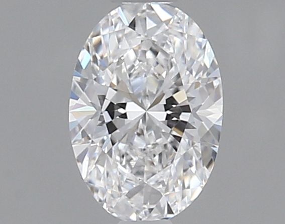 Diamante Naturale Taglio Ovale 0.37ct VG/VG D VVS1 - GIA - 5.74x3.94x2.6mm