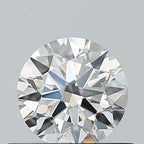 Diamante Naturale Taglio Brillante 0.5ct 3EX E IF - GIA - 5.14x5.11x3.12mm