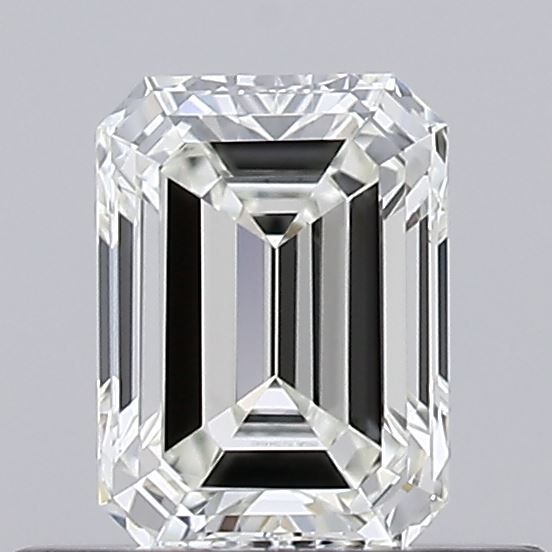 Diamante Naturale Taglio Smeraldo 0.48ct EX/EX I IF - GIA - 5.22x3.8x2.54mm