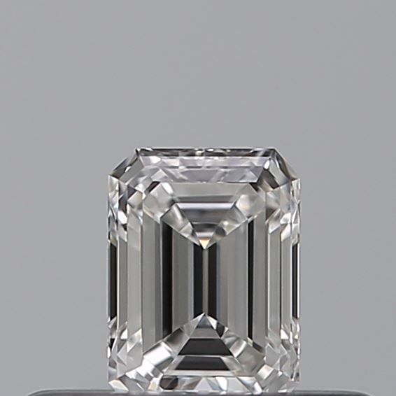 Diamante Naturale Taglio Smeraldo 0.23ct VG/EX E VVS2 - GIA - 4.08x3.0x2.04mm