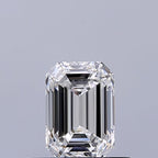 Diamante Naturale Taglio Smeraldo 0.5ct EX/VG F VVS1 - GIA - 5.37x3.78x2.54mm
