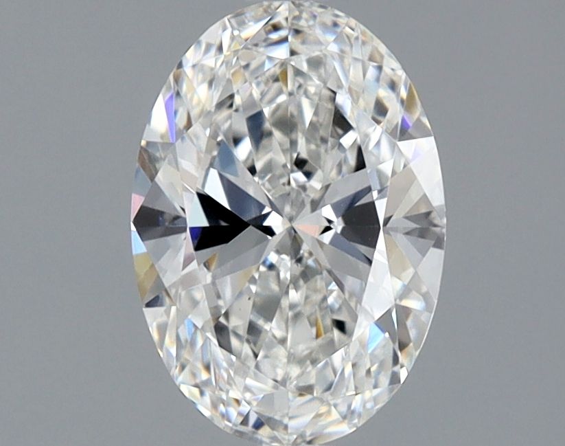 Diamante Naturale Taglio Ovale 1ct EX/EX F VS1 - GIA - 8.04x5.63x3.37mm