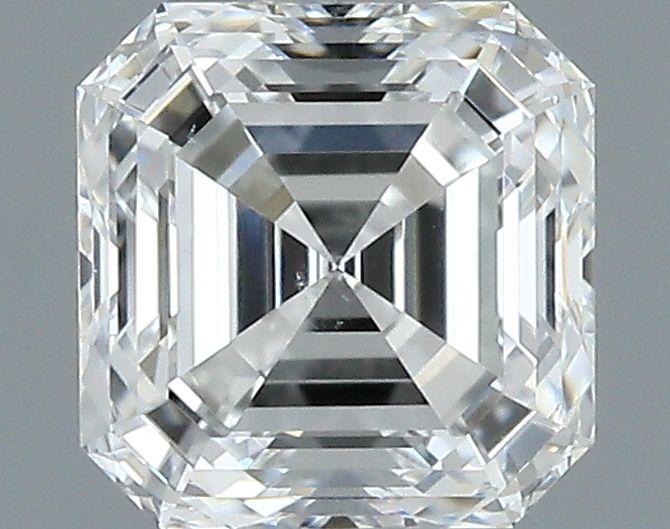 Diamante Naturale Taglio Asscher 0.52ct EX/EX F VS2 - GIA - 4.47x4.38x2.99mm