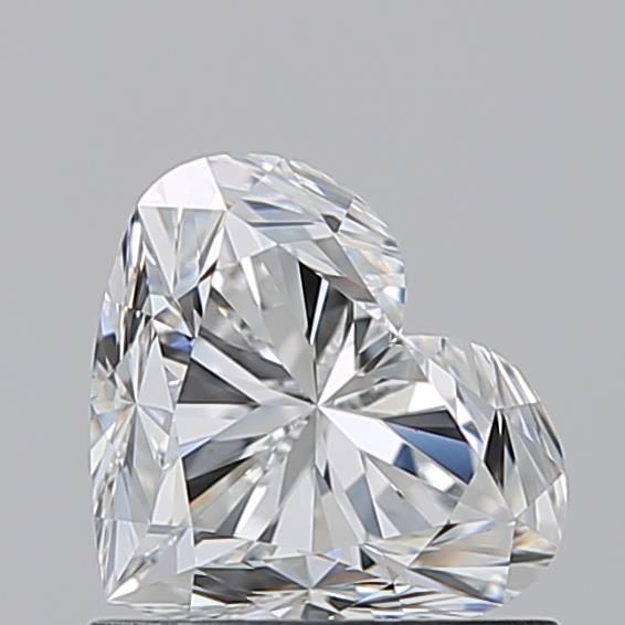 Diamante Naturale Taglio Cuore 1.01ct EX/EX F VS1 - GIA - 5.83x6.97x4.42mm