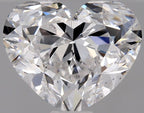 Diamante Naturale Taglio Cuore 1.01ct VG/EX D VS2 - GIA - 6.77x5.61x4.24mm