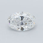 Diamante Naturale Taglio Ovale 0.5ct VG/EX E VS1 - GIA - 6.38x4.16x2.68mm