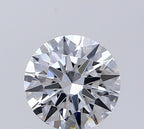 Diamante Naturale Taglio Brillante 0.51ct 3EX E VS1 - GIA - 5.2x5.23x3.11mm