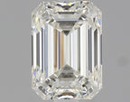 Diamante Naturale Taglio Smeraldo 1.5ct EX/EX H VVS1 - IGI - 7.59x5.42x3.74mm