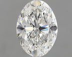 Diamante Naturale Taglio Ovale 0.9ct VG/VG F VS2 - GIA - 7.33x5.35x3.43mm