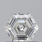 Diamante Naturale Taglio Esagonale 0.7ct VG/EX I VVS1 - GIA - 6.13x5.14x3.12mm