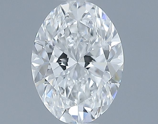 Diamante Naturale Taglio Ovale 0.4ct VG/EX E VS2 - GIA - 5.62x4.13x2.65mm