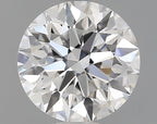 Diamante Naturale Taglio Brillante 1.02ct 3EX G IF - GIA - 6.4x6.43x4.01mm