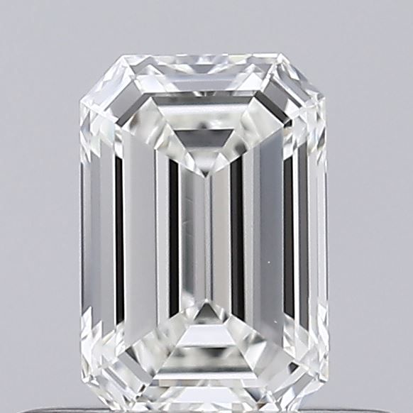 Diamante Naturale Taglio Smeraldo 0.38ct VG/EX H VVS2 - IGI - 5.18x3.46x2.17mm