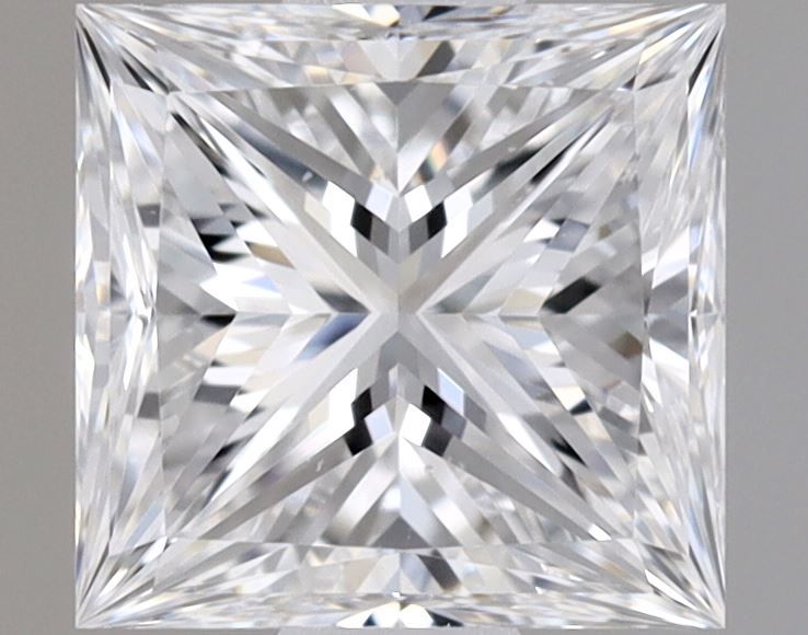 Diamante Naturale Taglio Princess 0.69ct VG/EX D VS2 - GIA - 5.07x4.87x3.56mm