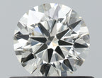 Diamante Naturale Taglio Brillante 0.5ct 3EX J VVS2 - IGI - 5.12x5.14x3.06mm