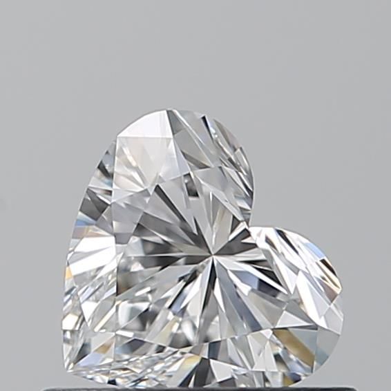 Diamante Naturale Taglio Cuore 0.55ct VG/EX E VVS1 - GIA - 5.17x5.74x3.37mm