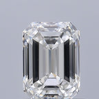 Diamante Naturale Taglio Smeraldo 0.9ct VG/EX F VS2 - GIA - 6.4x4.65x3.1mm