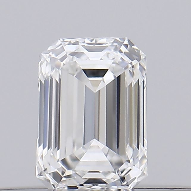 Diamante Naturale Taglio Smeraldo 0.18ct G/G E VVS1 - GIA - 3.78x2.71x1.84mm