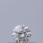 Diamante Naturale Taglio Brillante 0.18ct 3EX D VS1 - GIA - 3.65x3.67x2.23mm