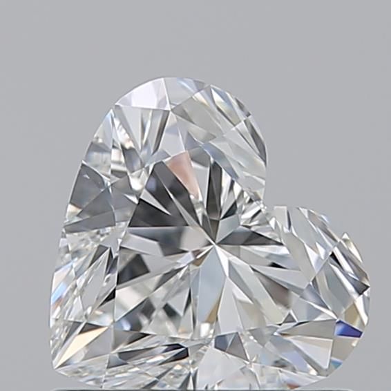 Diamante Naturale Taglio Cuore 0.84ct EX/VG H VS1 - GIA - 5.86x6.49x3.87mm