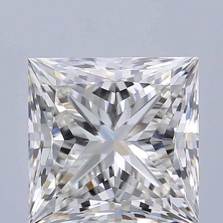 Diamante Naturale Taglio Princess 1.51ct EX/EX J IF - GIA - 6.17x6.09x4.48mm