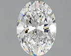 Diamante Naturale Taglio Ovale 1ct VG/EX E VVS1 - GIA - 7.82x5.64x3.56mm