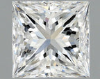 Diamante Naturale Taglio Princess 0.78ct VG/EX F VVS2 - GIA - 5.12x5.06x3.68mm
