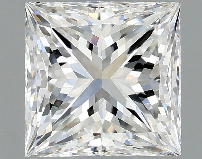 Diamante Naturale Taglio Princess 0.78ct VG/EX F VVS2 - GIA - 5.12x5.06x3.68mm
