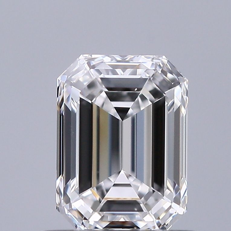 Diamante Naturale Taglio Smeraldo 0.71ct VG/EX D VS2 - GIA - 5.84x4.22x2.93mm