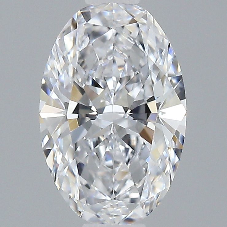 Diamante Naturale Taglio Ovale 0.54ct EX/EX D FL - GIA - 7.06x4.58x2.69mm