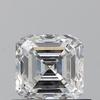 Diamante Naturale Taglio Asscher 0.7ct EX/VG G VS1 - GIA - 4.94x4.85x3.3mm