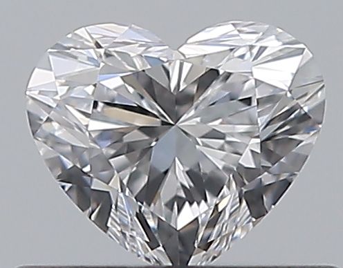 Diamante Naturale Taglio Cuore 0.35ct VG/EX D IF - GIA - 4.27x4.95x2.84mm