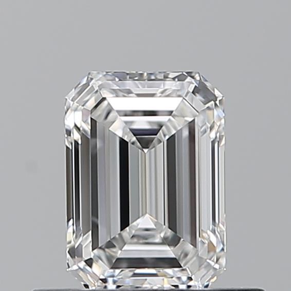 Diamante Naturale Taglio Smeraldo 0.56ct EX/EX F VVS1 - GIA - 5.59x3.99x2.62mm