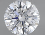 Diamante Naturale Taglio Brillante 0.5ct EX/EX/VG D VS1 - GIA - 5.06x5.09x3.17mm