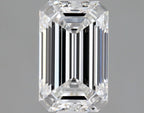 Diamante Naturale Taglio Smeraldo 0.61ct VG/EX D VS2 - GIA - 6.36x3.95x2.54mm