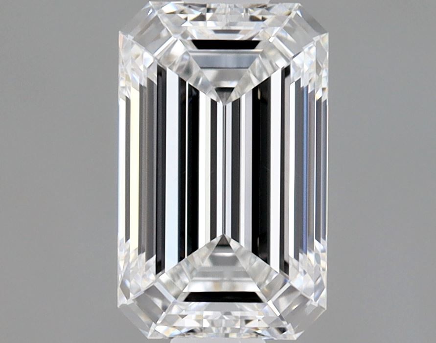 Diamante Naturale Taglio Smeraldo 0.61ct VG/EX D VS2 - GIA - 6.36x3.95x2.54mm