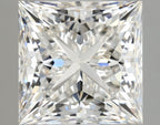 Diamante Naturale Taglio Princess 1.51ct EX/EX G VS1 - GIA - 6.15x6.12x4.49mm