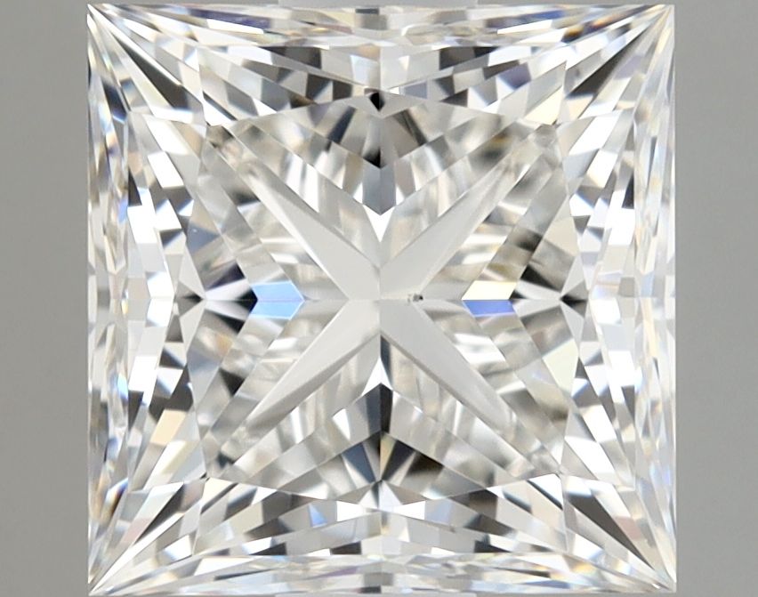 Diamante Naturale Taglio Princess 1.51ct EX/EX G VS1 - GIA - 6.15x6.12x4.49mm