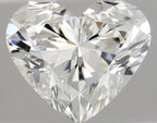 Diamante Naturale Taglio Cuore 0.5ct EX/EX H VVS1 - GIA - 5.46x4.69x3.36mm