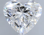 Diamante Naturale Taglio Cuore 1.05ct EX/EX D IF - GIA - 6.21x6.88x4.21mm