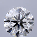 Diamante Naturale Taglio Brillante 1ct VG/VG/VG E VVS2 - GIA - 6.16x6.24x3.99mm