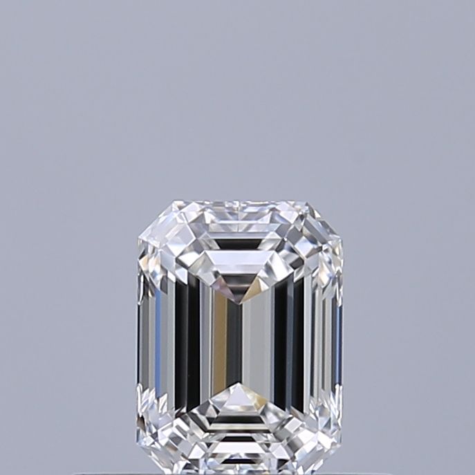 Diamante Naturale Taglio Smeraldo 0.4ct VG/VG E VVS1 - GIA - 4.87x3.55x2.42mm