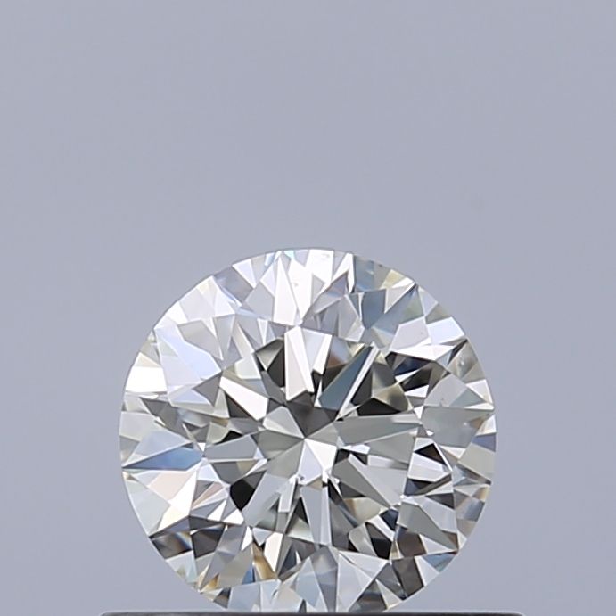 Diamante Naturale Taglio Brillante 0.5ct 3EX J VS2 - GIA - 5.05x5.08x3.16mm