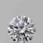 Diamante Naturale Taglio Brillante 0.48ct 3EX D IF - GIA - 5.12x5.14x3.04mm