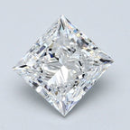 Diamante Naturale Taglio Princess 1.7ct VG/EX D VS2 - GIA - 6.38x6.09x4.66mm