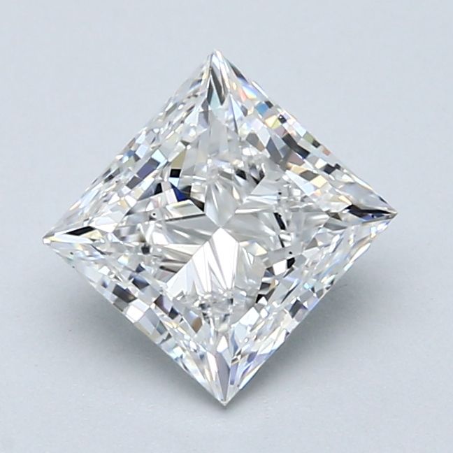 Diamante Naturale Taglio Princess 1.7ct VG/EX D VS2 - GIA - 6.38x6.09x4.66mm